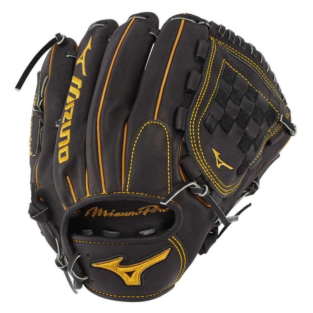 Guanti Mizuno Baseball Pro Pitcher’s 12" - Deep Pocket Uomo - Nere - 92470-YGXT